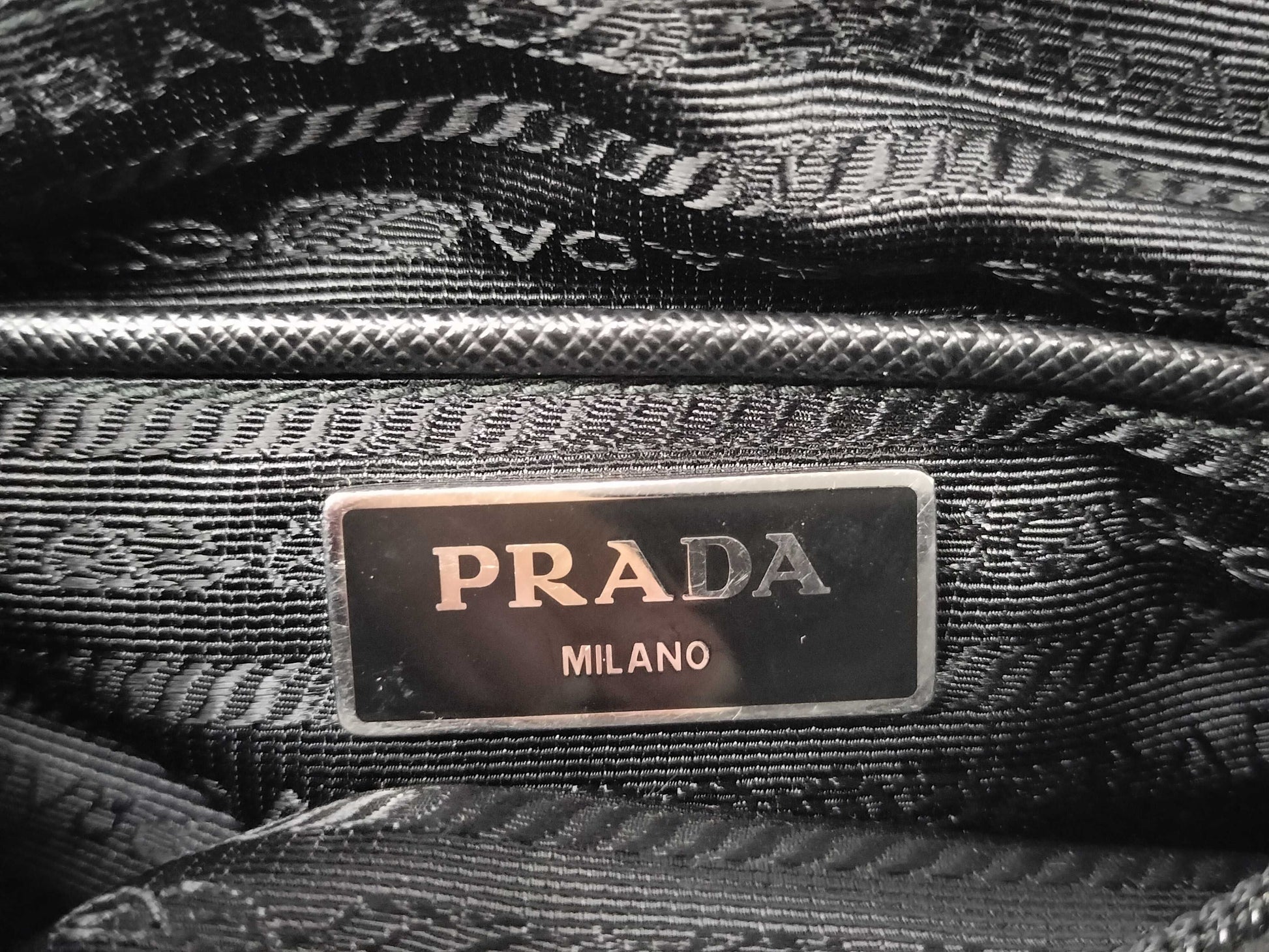 PRADA Nylon Prada Shoulder Bag with Pouch and Triangle Logo RENYLON Shoulder Bag