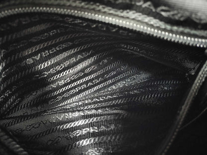 PRADA Nylon Prada Shoulder Bag with Pouch and Triangle Logo RENYLON Shoulder Bag