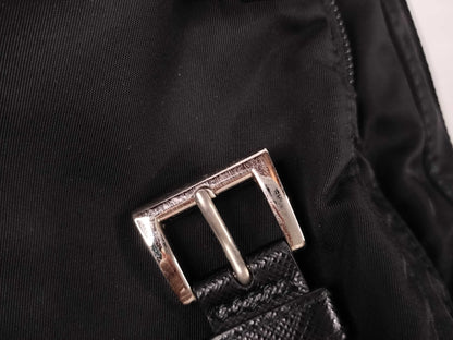 PRADA Nylon Prada Shoulder Bag with Pouch and Triangle Logo RENYLON Shoulder Bag