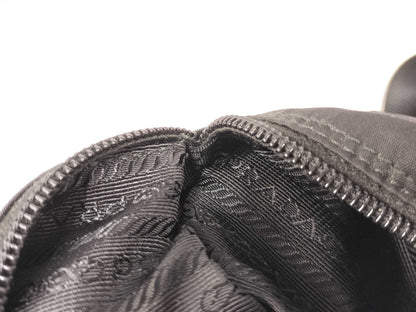 PRADA Nylon Prada Shoulder Bag with Pouch and Triangle Logo RENYLON Shoulder Bag