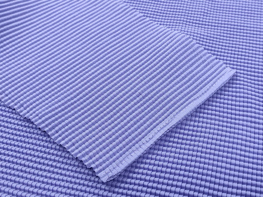 ISSEY MIYAKE Top, High Neck, Long Sleeve, Blue Top