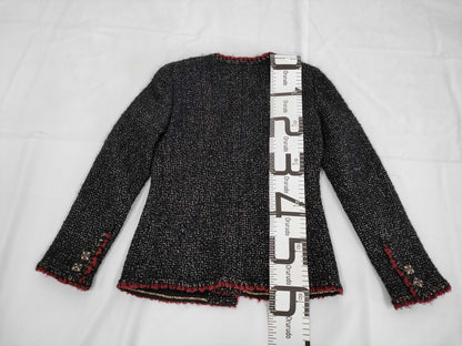 CHANEL Tweed Jacket Gripoa 38 Jacket