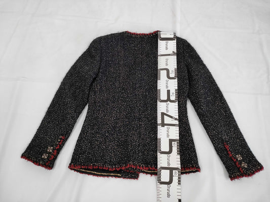 CHANEL Tweed Jacket Gripoa 38 Jacket