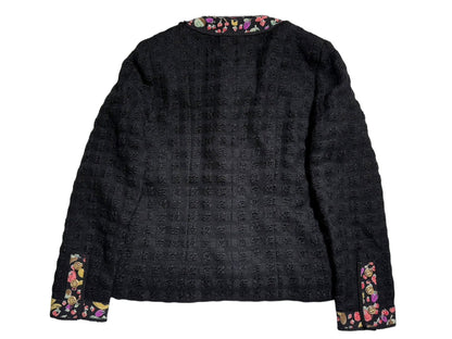 CHANEL 80s Vintage Tweed Set with Scarf and Gold Buttons, Size 36, Other Apparel