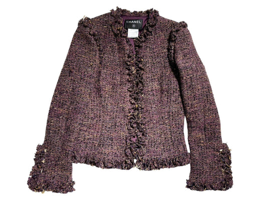 CHANEL Tweed Set 03A Size 42 Other Apparel