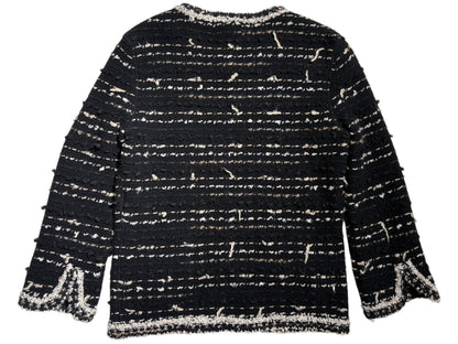 CHANEL No-Collar Jacket Coco Button 05A Size 38 Jacket