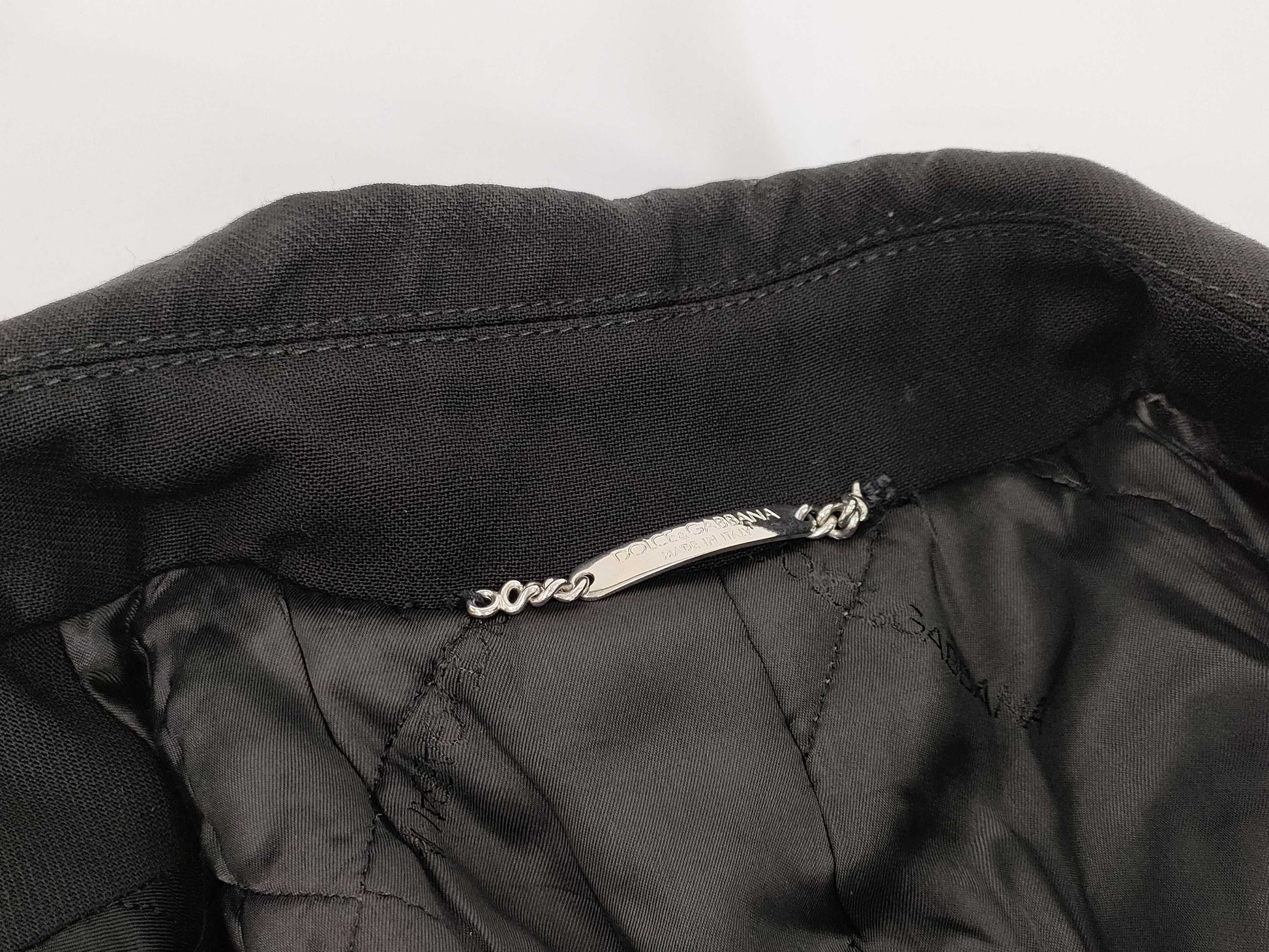 DOLCE & GABBANA P-coat, padded, double-breasted, size 48