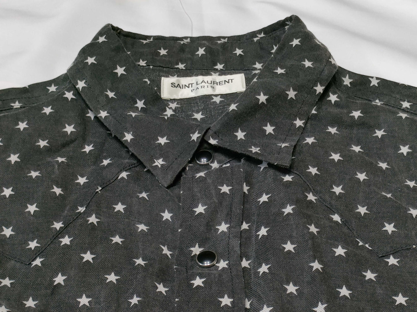 SAINT LAURENT All-over print shirt