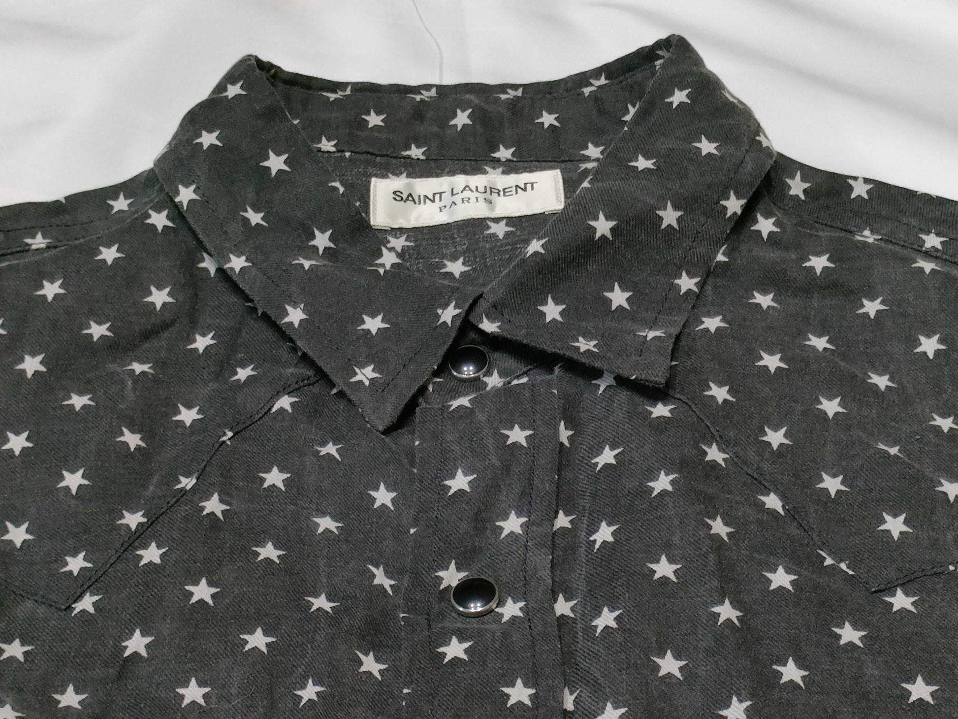 SAINT LAURENT All-over print shirt