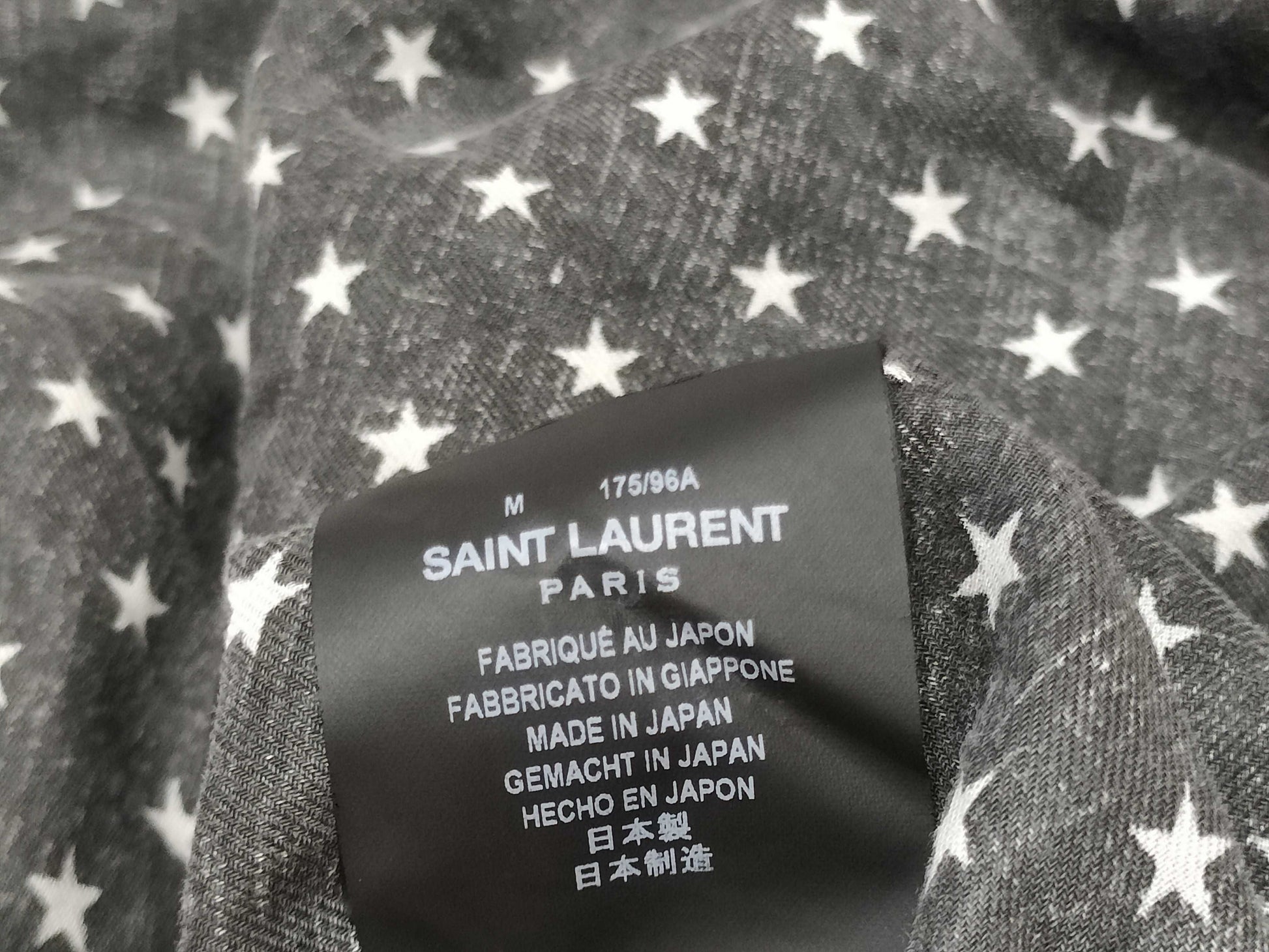 SAINT LAURENT All-over print shirt