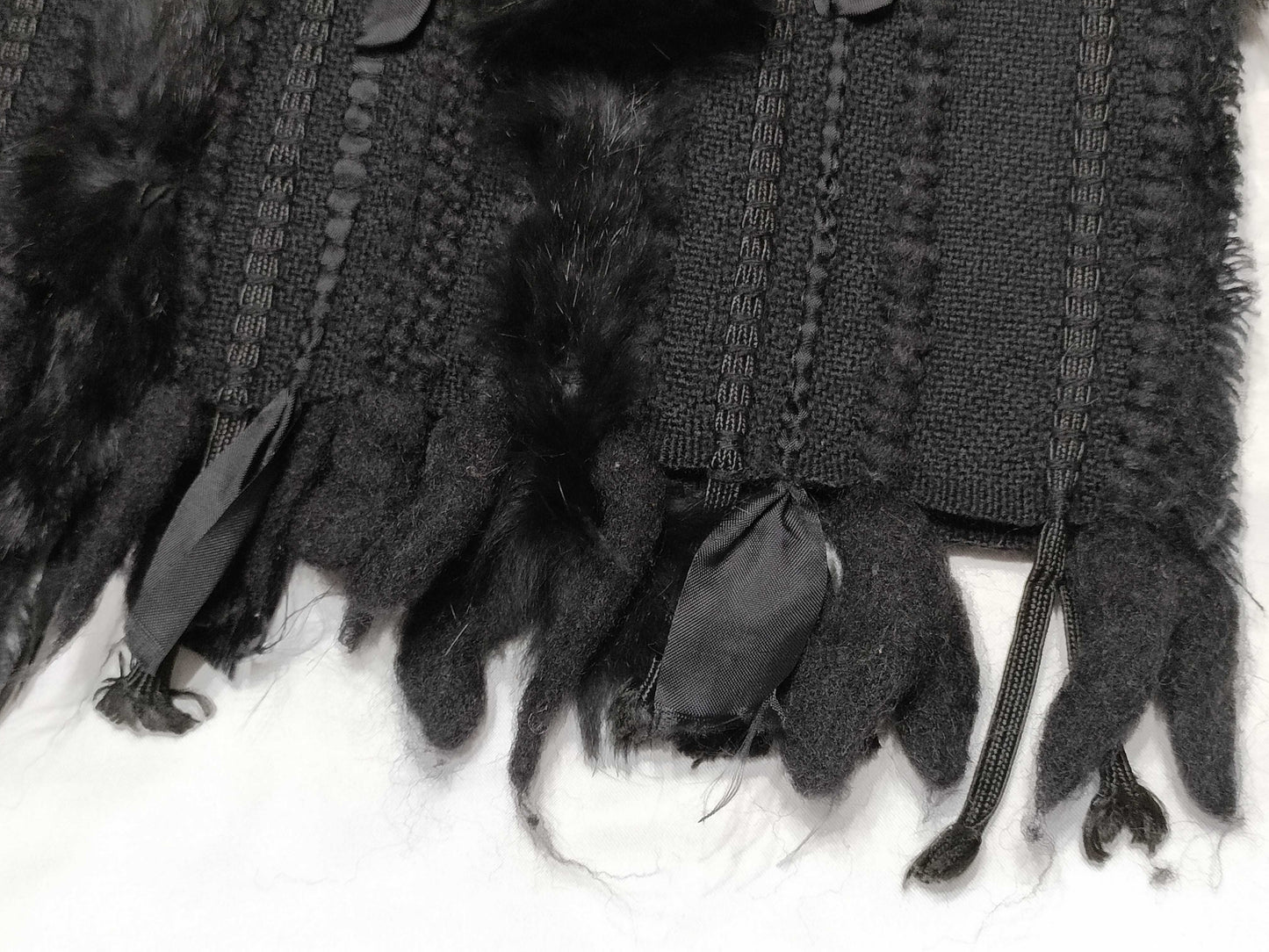 GUCCI Gucci scarf stole fur scarf