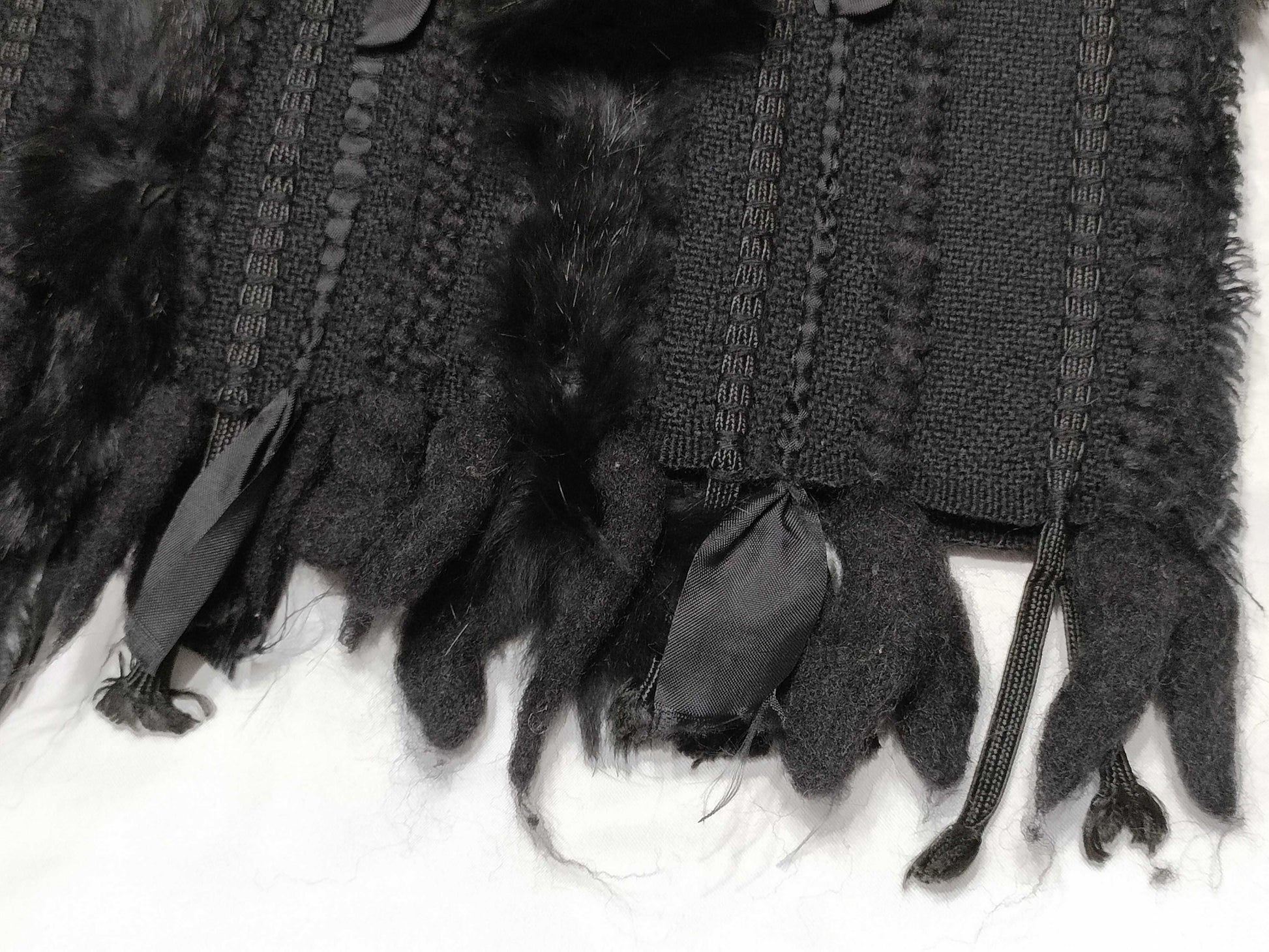 GUCCI Gucci scarf stole fur scarf
