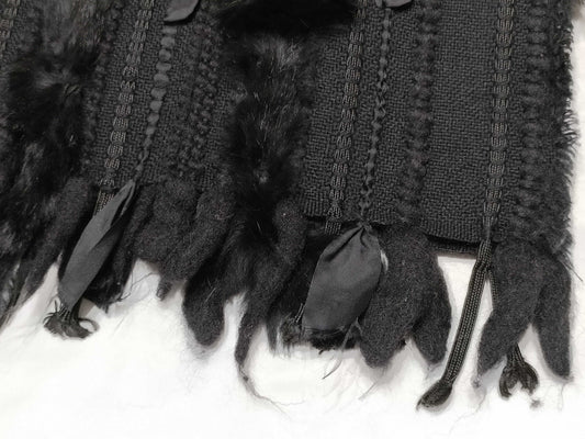 GUCCI Gucci scarf stole fur scarf