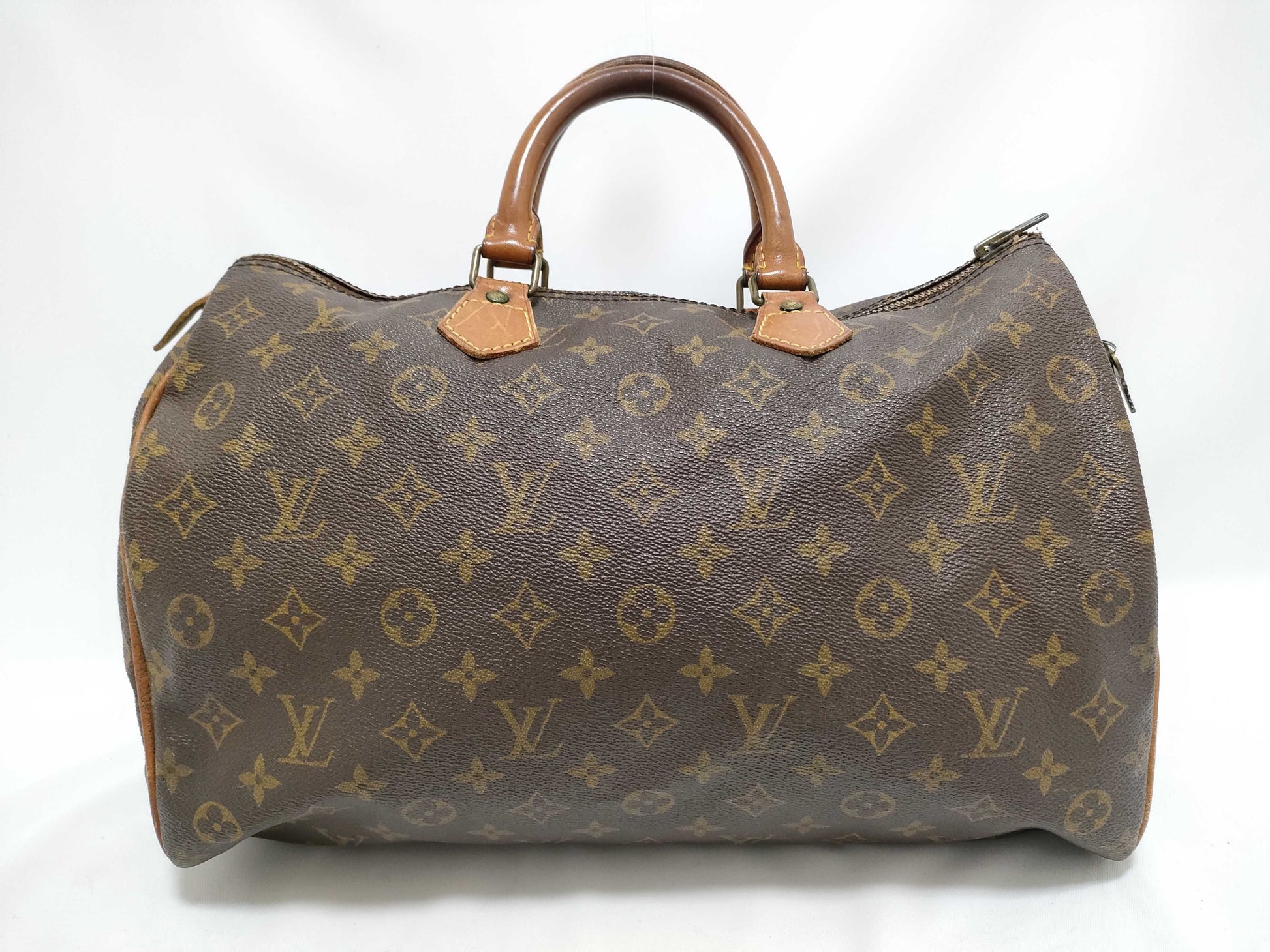 LOUIS VUITTON RFID Unverified SA Monogram Louis Vuitton Speedy M41524 Handbag/Serial Number Unknown