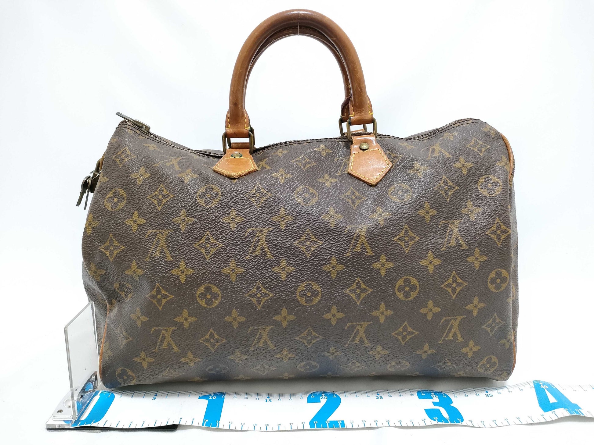 LOUIS VUITTON RFID Unverified SA Monogram Louis Vuitton Speedy M41524 Handbag/Serial Number Unknown