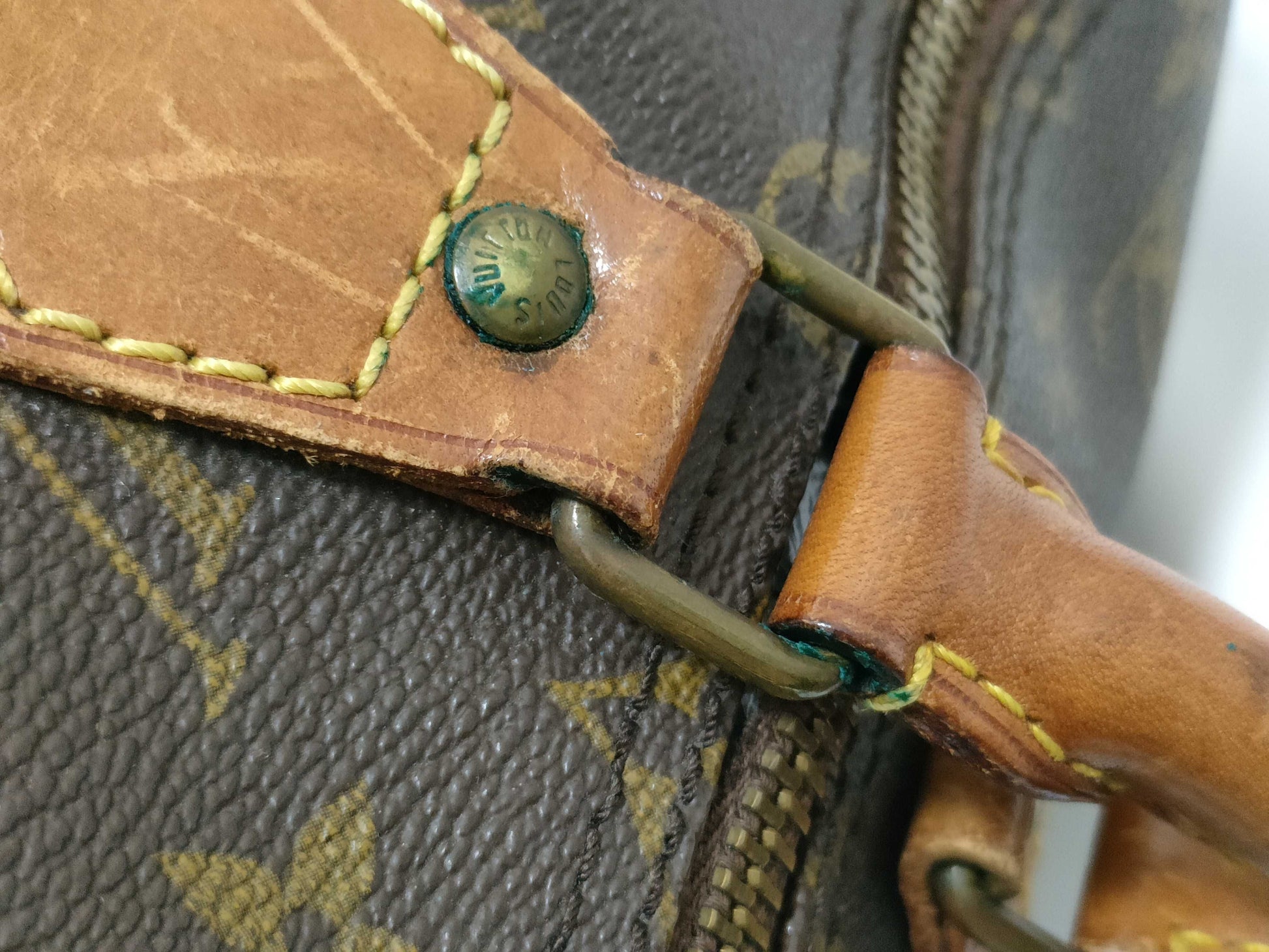LOUIS VUITTON RFID Unverified SA Monogram Louis Vuitton Speedy M41524 Handbag/Serial Number Unknown