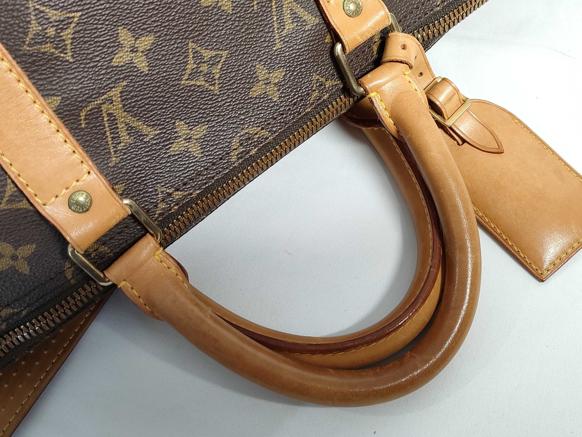 LOUIS VUITTON Monogram Louis Vuitton Monogram Keepall Bandouliere 50 Boston Bag M41416/VI1914