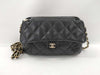 CHANEL Matelasse Caviar Skin Shoulder Bag, Black