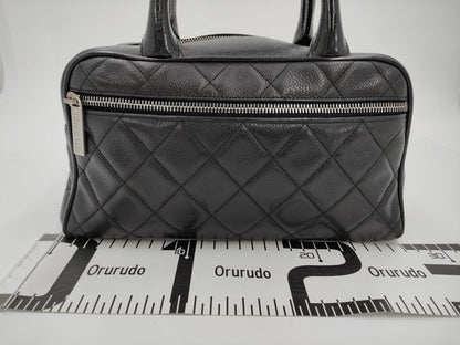 CHANEL Matelasse Handbag Caviar Skin Handbag