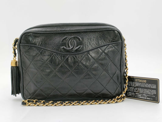CHANEL Matelasse Chain Shoulder Bag Lambskin Shoulder Bag