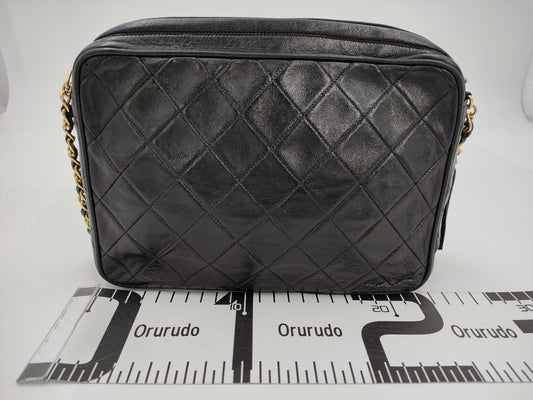 CHANEL Matelasse Chain Shoulder Bag Lambskin Shoulder Bag