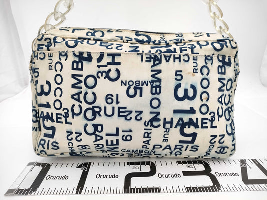 CHANEL Shoulder Canvas Shoulder Bag