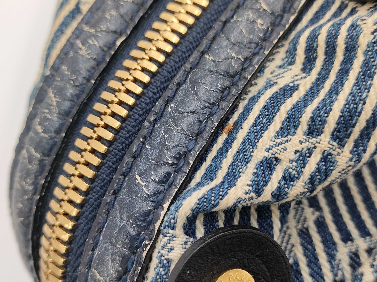 LOUIS VUITTON Polka Dots Panama Bowie Boston Bag