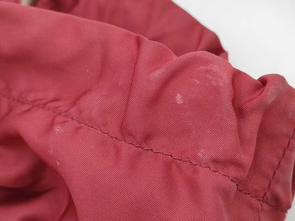 PRADA nylon leather logo embroidered tote bag
