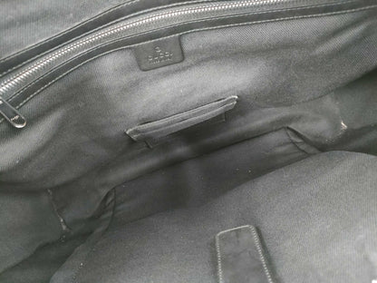 GUCCI GG Supreme Briefcase PVC/Leather Business Bag
