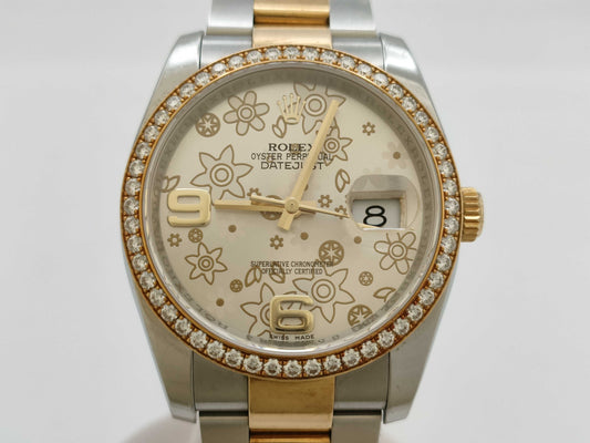 ROLEX 116243 G546683 Floral Men's Watch