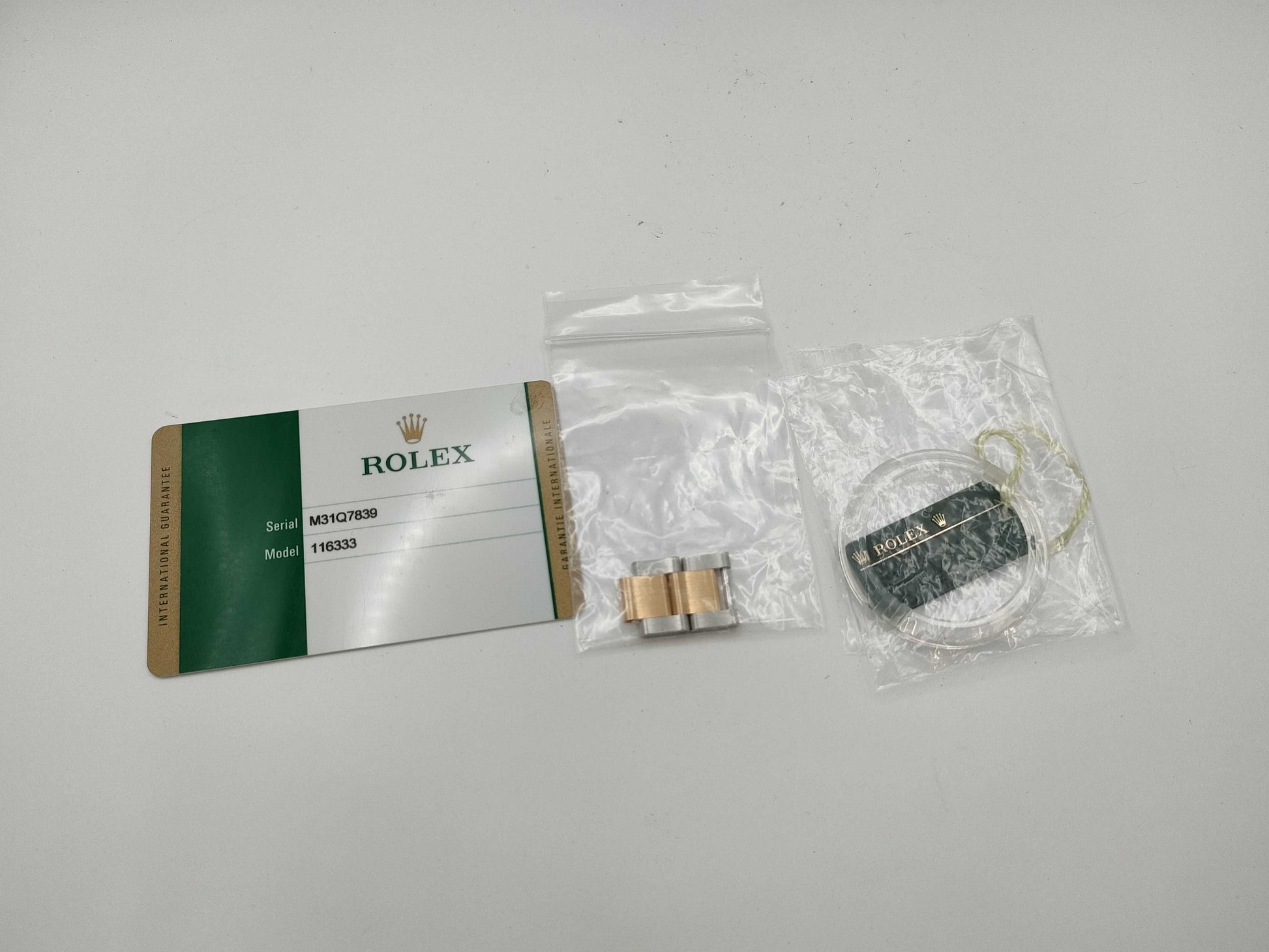 ROLEX 116333G M31Q7839 Men's Watch