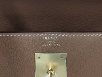 HERMES Kelly 28 Togo with 2025K Gold Hardware, 2-Way Handbag/Shoulder Bag