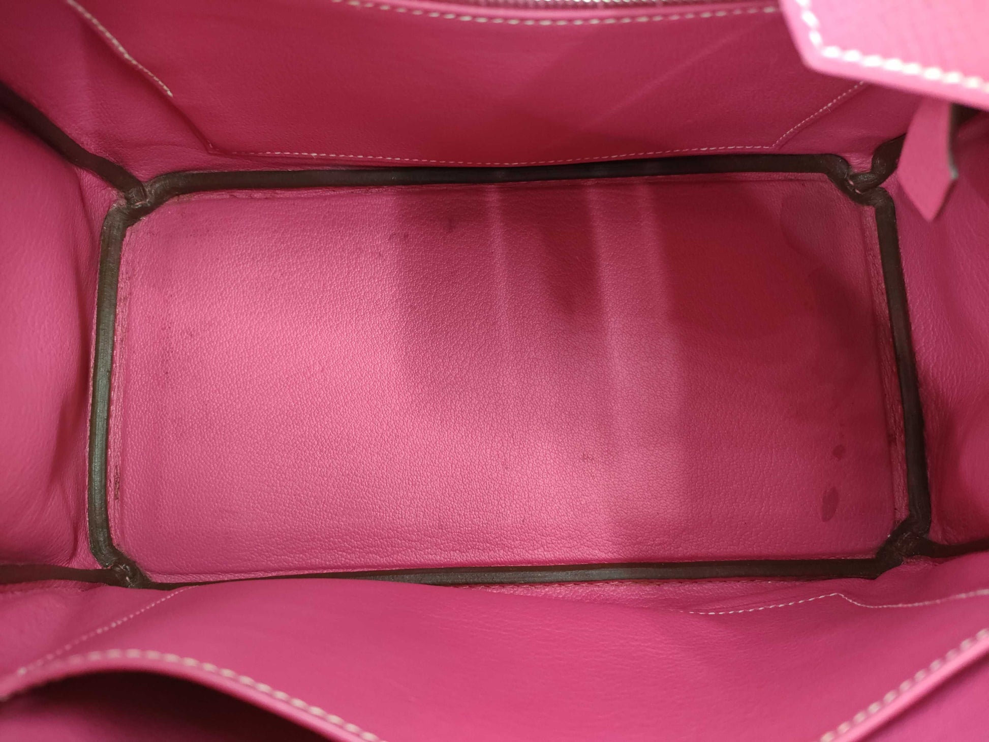 HERMES Birkin 25 Candy, Epsom Leather, Rose Tyrien, Ruby, Silver Hardware, Q Stamp, Handbag