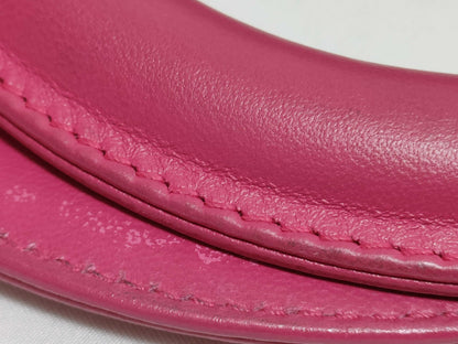 Dior Large Lady Dior Zip Handbag in Fuchsia Pink Cannage Lambskin Leather with Gold 18-MA-0114