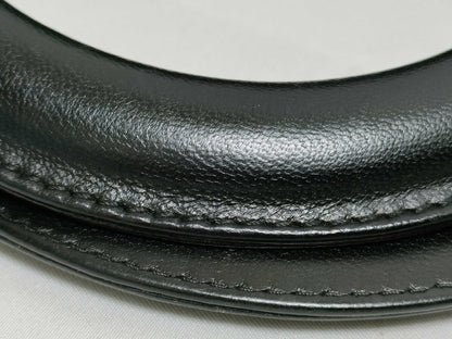 Dior Large Lady Dior Zip Handbag in Black Cannage Lambskin Leather and Silver 