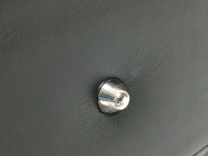 Dior Large Lady Dior Zip Handbag in Black Cannage Lambskin Leather and Silver 