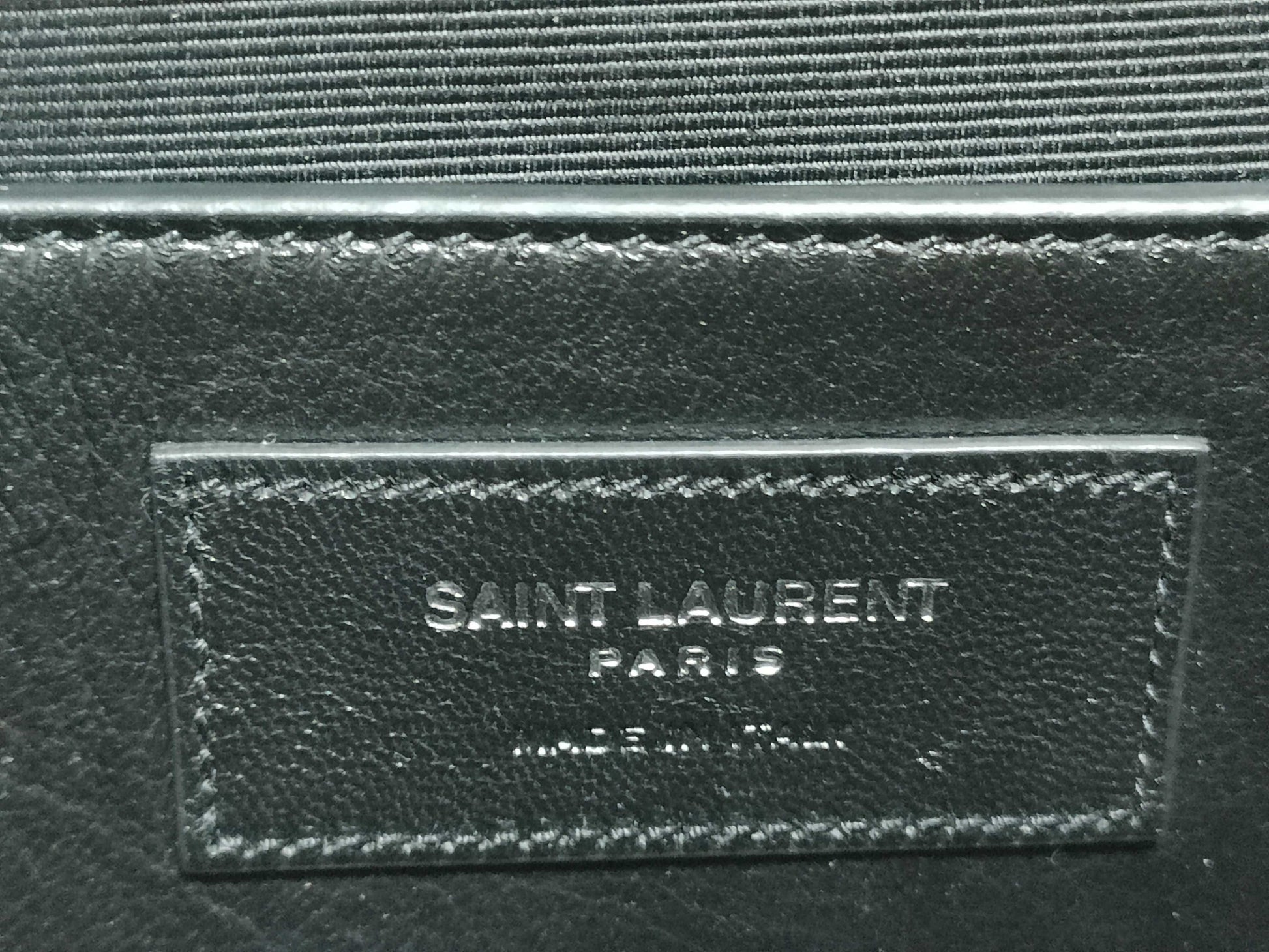 SAINT LAURENT Yves Saint Laurent Medium Tassel Kate Shoulder Bag in Peach Crocodile-Embossed Leather and Silver 