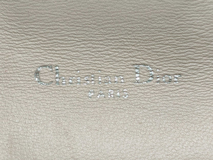 Dior Miss Dior Beige Cannage Lambskin Leather Silver Shoulder Bag 18-MA-0133