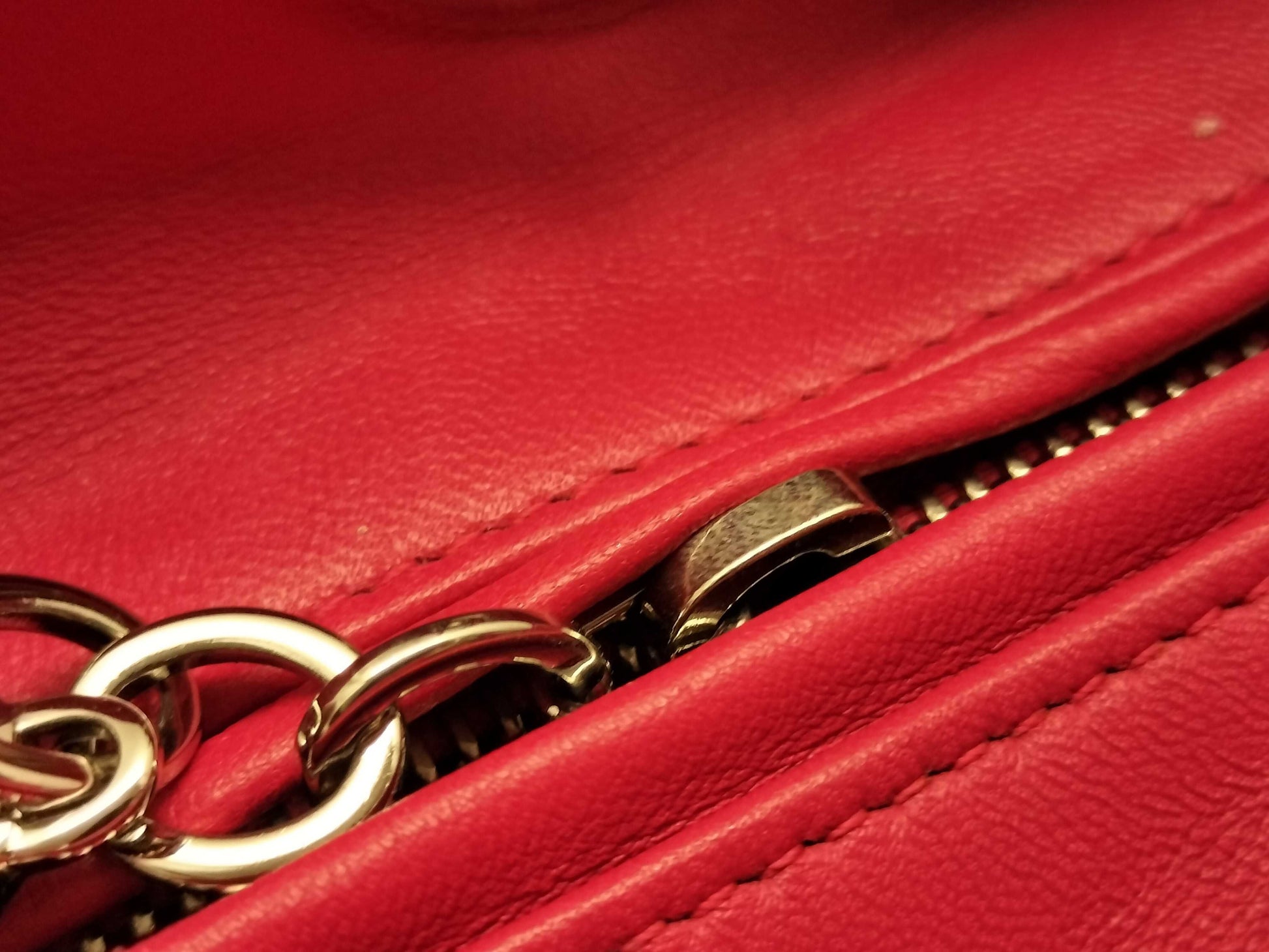 Dior Lady Dior Medium Tricolore Lady Dior Zip Handbag in Orange/Fuchsia/Red Cannage Lambskin Leather with Silver 15-BO-0133