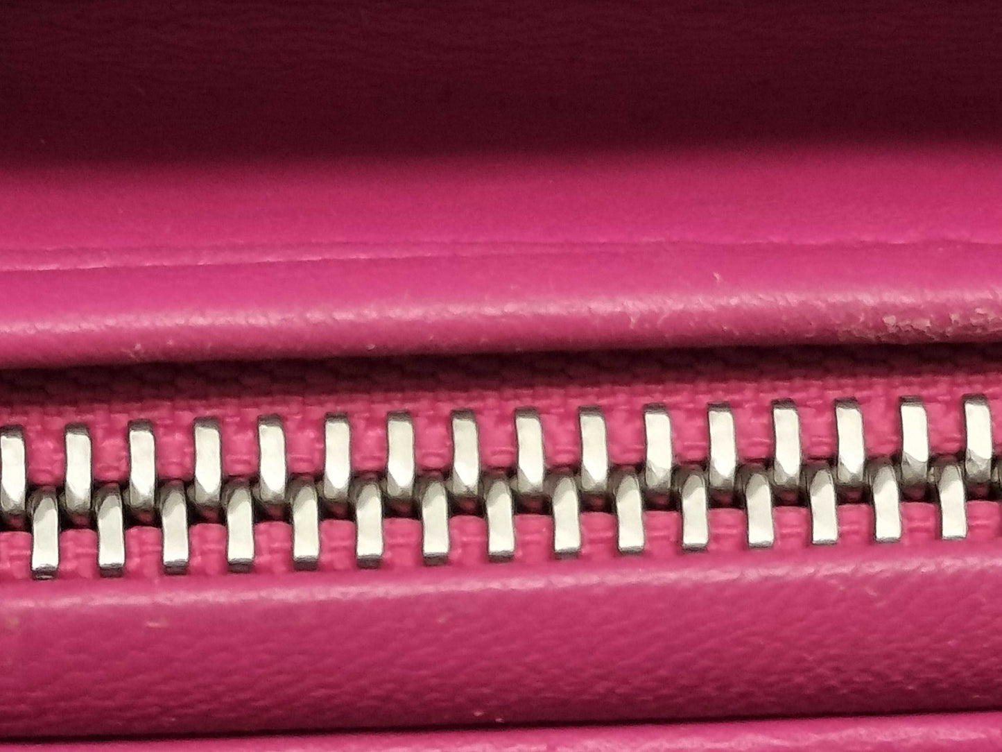 Dior Lady Dior Medium Zip Handbag in Fuchsia Cannage Lambskin Leather and Silver, 16-BO-1112