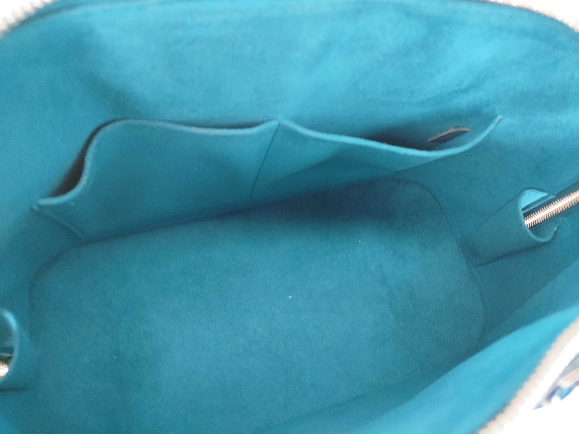 LOUIS VUITTON [Serial Number] RFID Unverifiable FL4183 Louis Vuitton Alma PM Myrtille Blue Epi Leather Handbag with Silver Brass Hardware FL4183