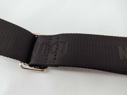 LOUIS VUITTON Louis Vuitton Signature Adjustable Strap Black/Green Silver Hardware 95*4.5*.05cm Other Accessories