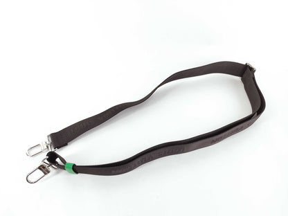 LOUIS VUITTON Louis Vuitton Signature Adjustable Strap Black/Green Silver Hardware 95*4.5*.05cm Other Accessories