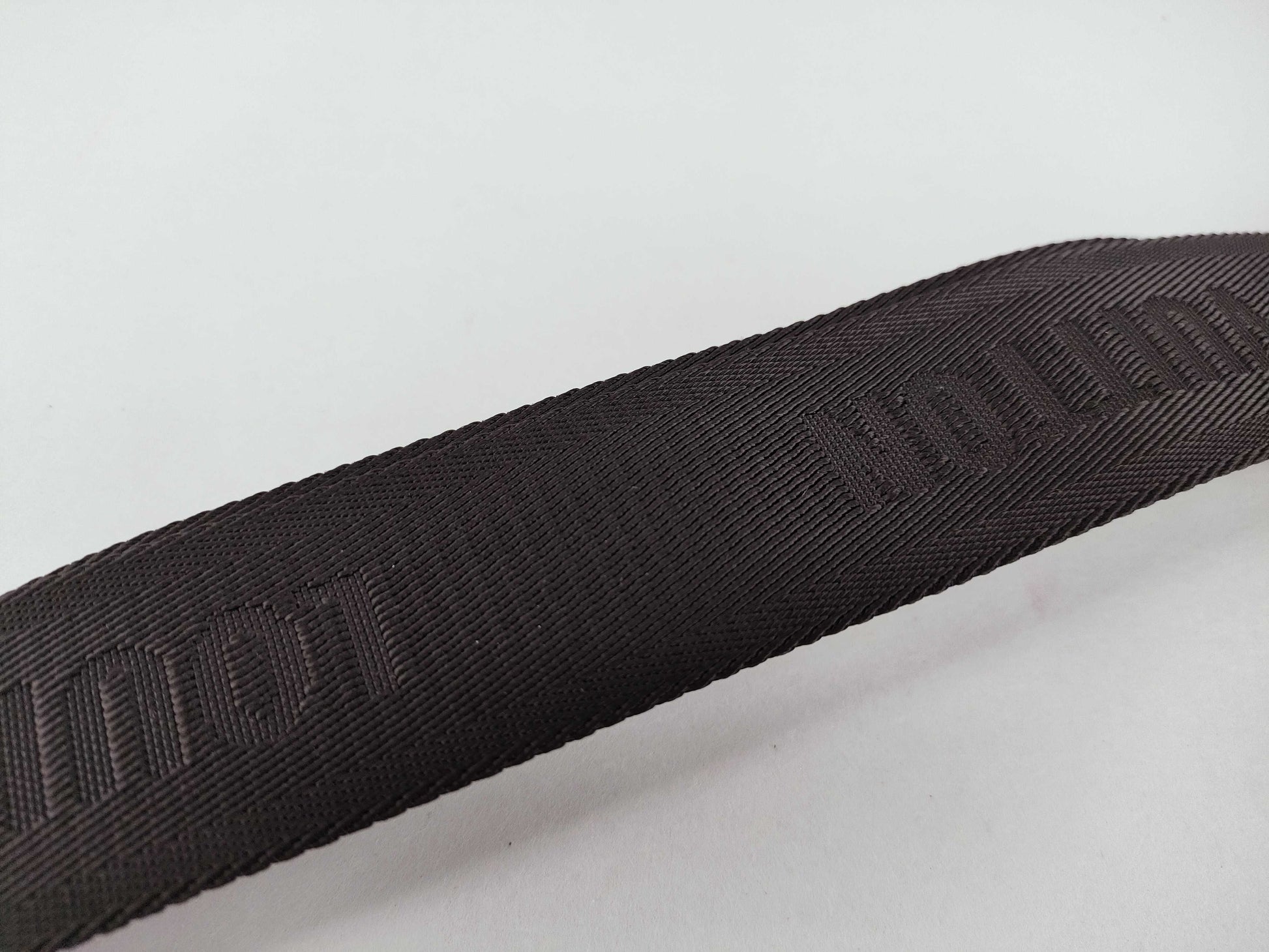 LOUIS VUITTON Louis Vuitton Signature Adjustable Strap Black/Green Silver Hardware 95*4.5*.05cm Other Accessories