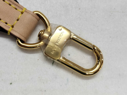LOUIS VUITTON Signature Strap, Beige/Black/Pink, Signature Canvas, Gold Hardware, 95*4.5*.05cm Strap