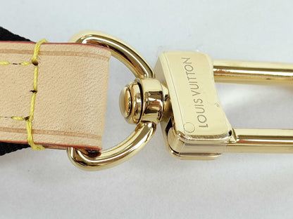 LOUIS VUITTON Louis Vuitton Signature Strap Beige/Black/Pink Signature Canvas Gold Hardware 95*4.5*.05cm Other Accessories