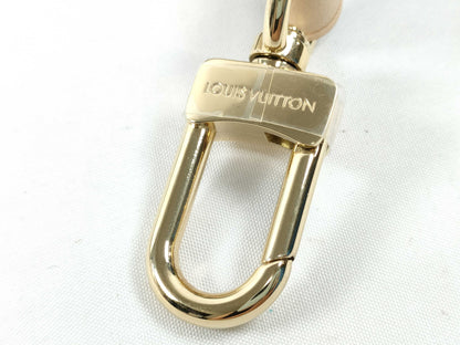 LOUIS VUITTON Signature Strap, Beige/Black/Pink, Signature Canvas, Gold Hardware, 95*4.5*.05cm Strap