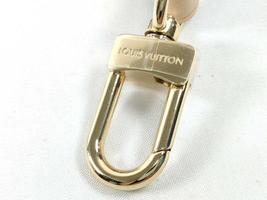 LOUIS VUITTON Signature Strap, Beige/Black/Pink, Signature Canvas, Gold Hardware, 95*4.5*.05cm Strap