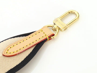 LOUIS VUITTON Signature Strap, Beige/Black/Pink, Signature Canvas, Gold Hardware, 95*4.5*.05cm Strap