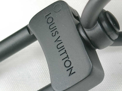 LOUIS VUITTON Louis Vuitton Signature Adjustable Strap Black with Black Hardware 95*4.5*0.5cm Strap